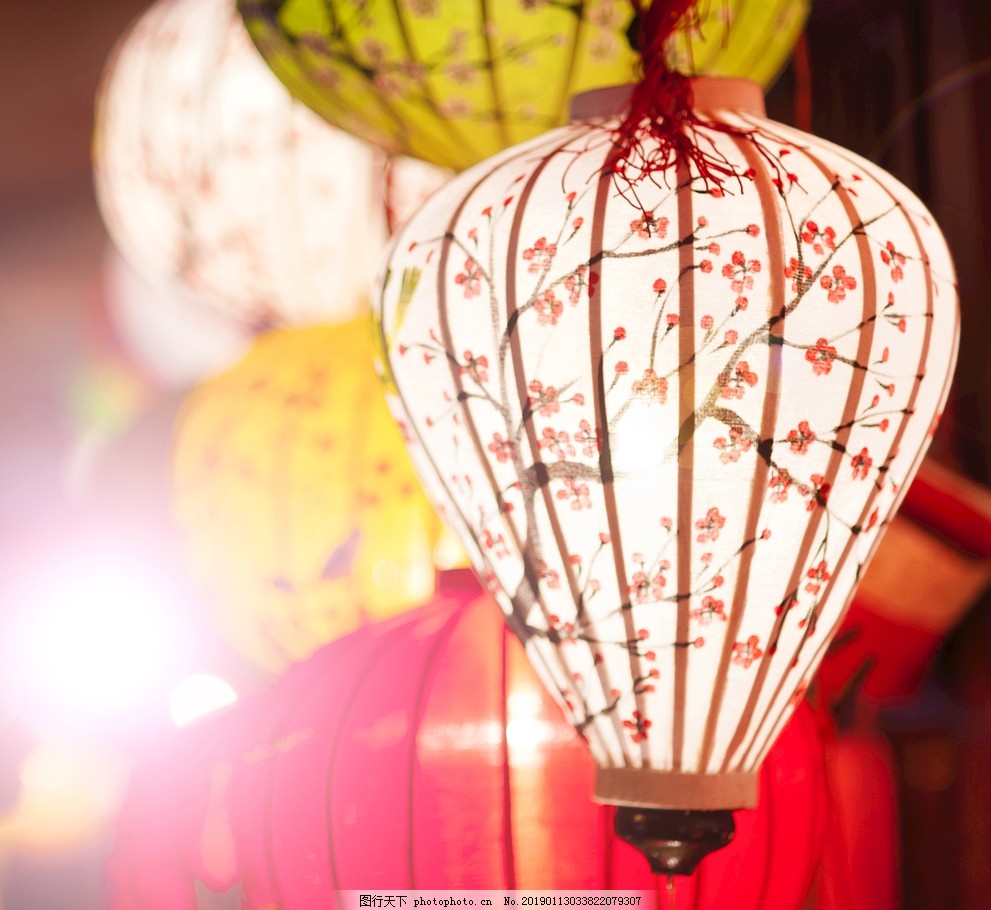 高清節日燈籠攝影圖