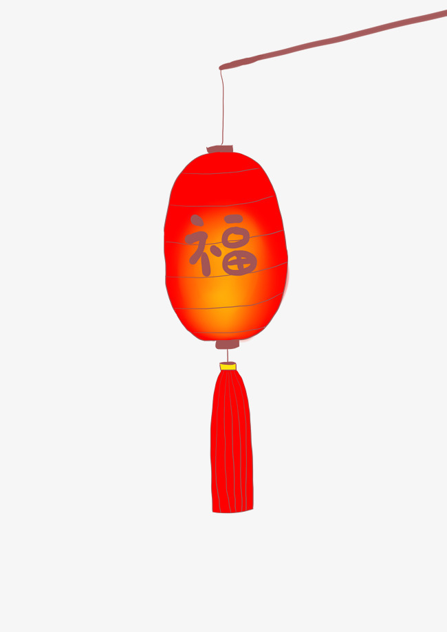 原創(chuàng)手繪卡通燈籠新年裝飾-版權(quán)可商用