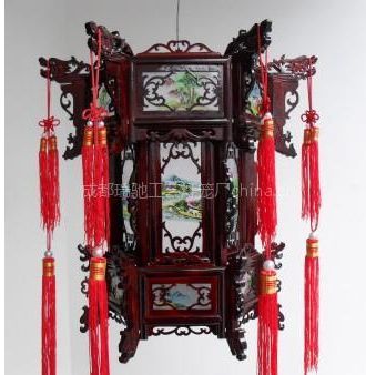 供應仿古木制宮燈圖片大全 成都瑞馳工藝燈籠廠