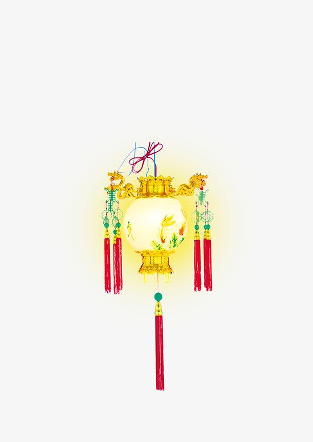 燈籠宮燈高清素材 中秋節 字體裝飾元素 .