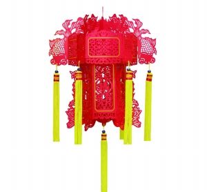 紅紅的宮燈 傳統文化與現代生活的交融